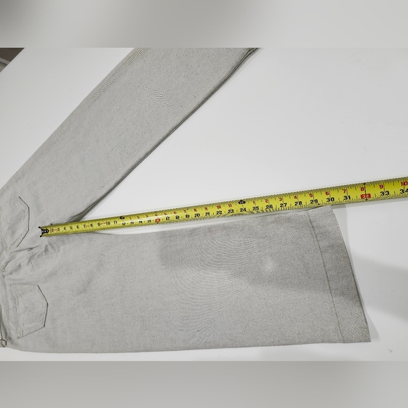 CALVIN KLEIN JEANS TYSON NATURAL RELAXED FIT WIDE LEG GRAY SIZE 34x30 NWT - Picture 6 of 9